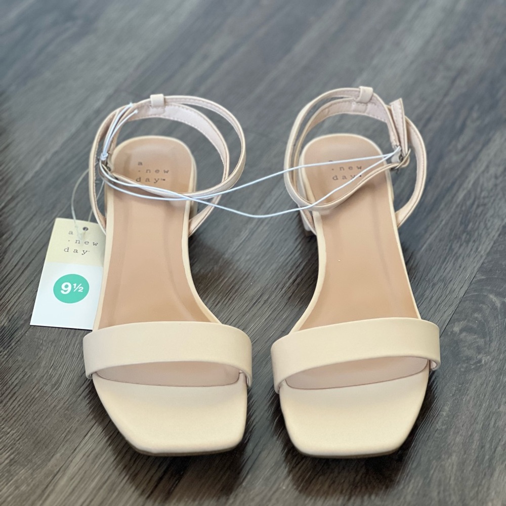 A New Day Women's Beige Heels